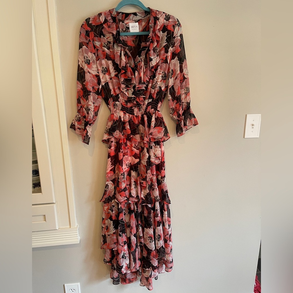 Misa Los Angeles Alanis Chiffon Dress size medium - Picture 2 of 4